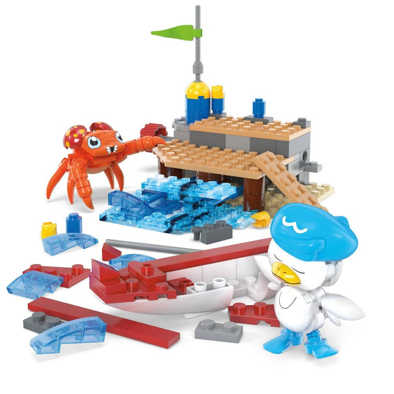 MEGA Pokemon Quaxly and Paras Building Toy Kit with 2 Action Figures - 188pcs