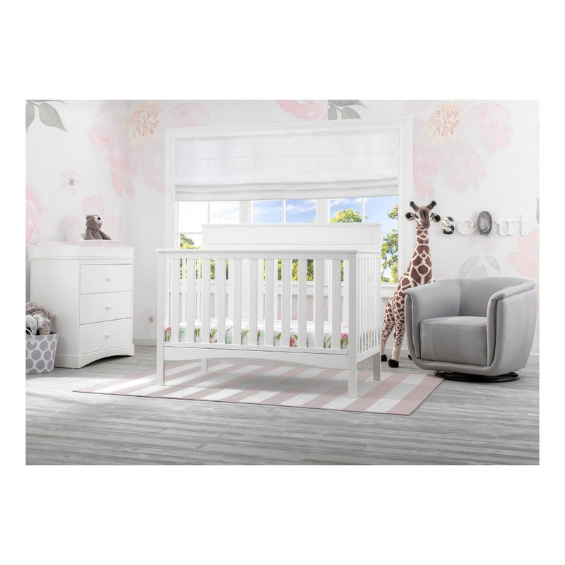 Delta Children Skylar 3-Drawer Dresser with Changing Top - Bianca White (LOCAL PICKUP ONLY)