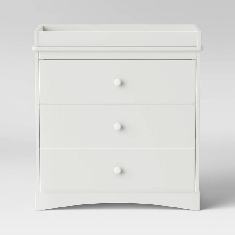Delta Children Skylar 3-Drawer Dresser with Changing Top - Bianca White (LOCAL PICKUP ONLY)