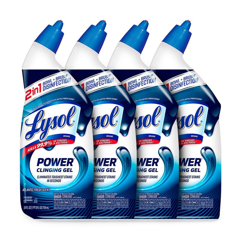 Lysol Power Clinging Gel - 96 fl oz/4ct