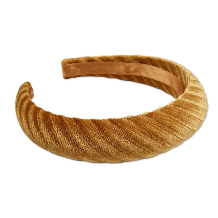 scunci be-u-tiful Striped Padded Headband - Yellow