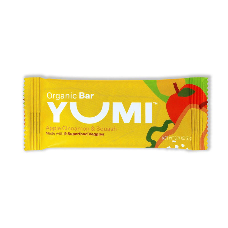 YUMI Organic Apple and Cinnamon Squash Baby Snack Bar - 3.7oz/5ct