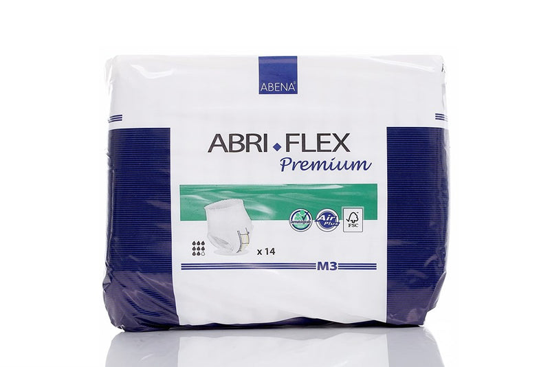 Abena Abri-Flex Premium Protective Underwear, Level 3, (Medium To Extra Large Sizes) Medium, 14 Count