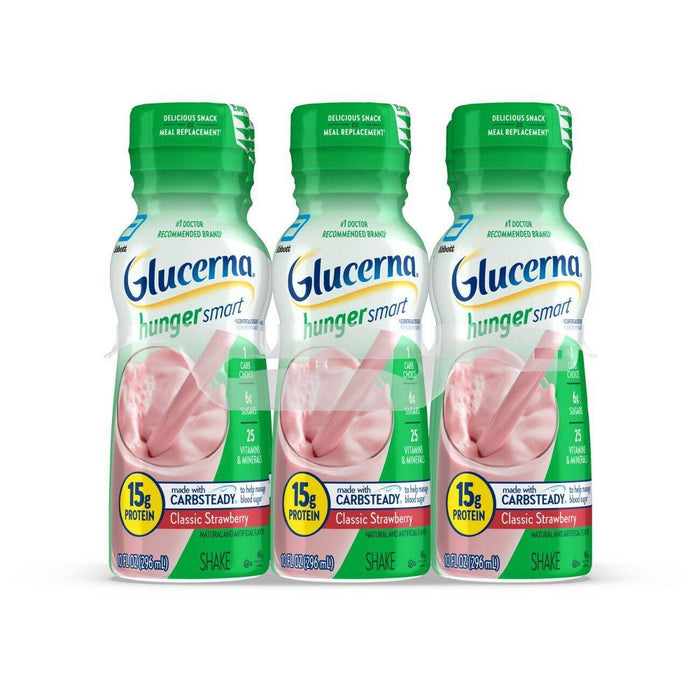 Glucerna Hunger Smart Nutrition Shake - Classic Strawberry - 6ct/60 fl oz
