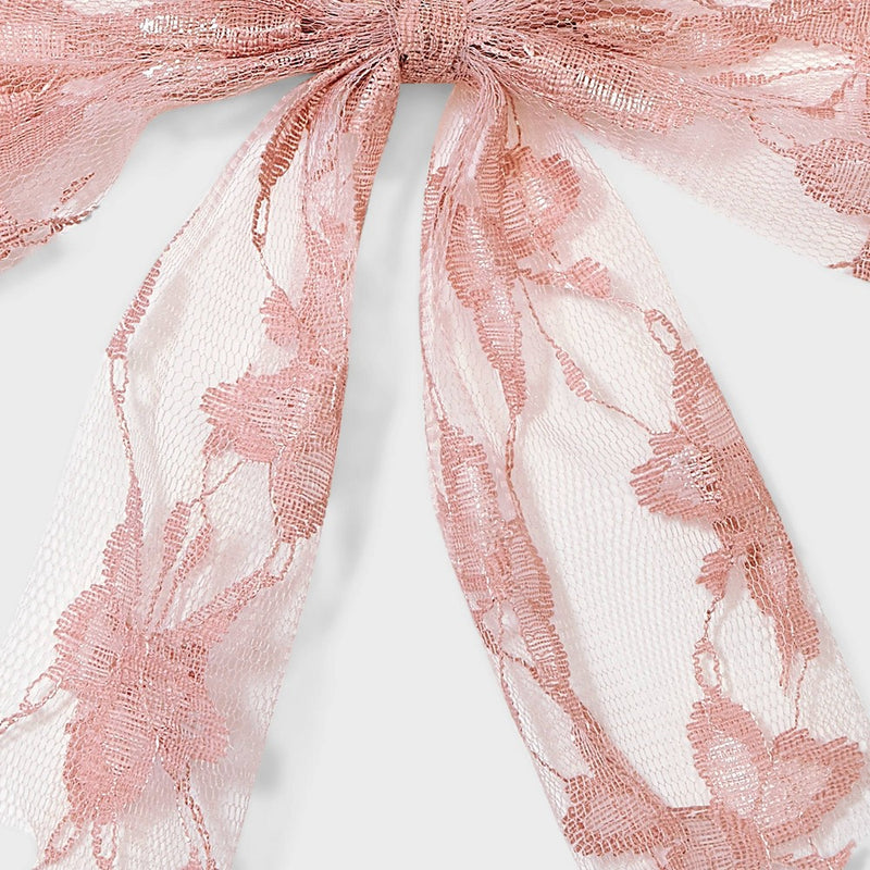 Lace Bow Hair Barrette - Wild Fable Pink