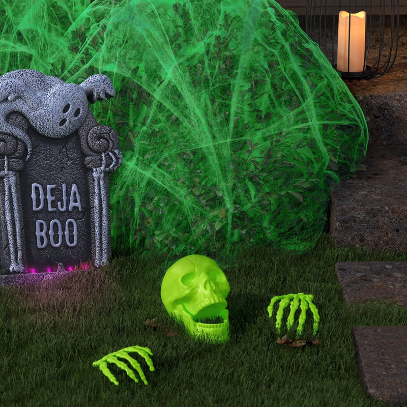 Stretchy Spiderweb Glow In The Dark Halloween Decorative Prop - Hyde & EEK! Boutique