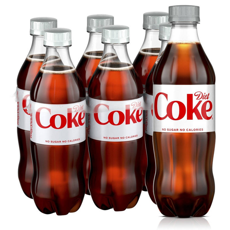 Diet Coke Soda - 6pk/16.9 fl oz Bottles
