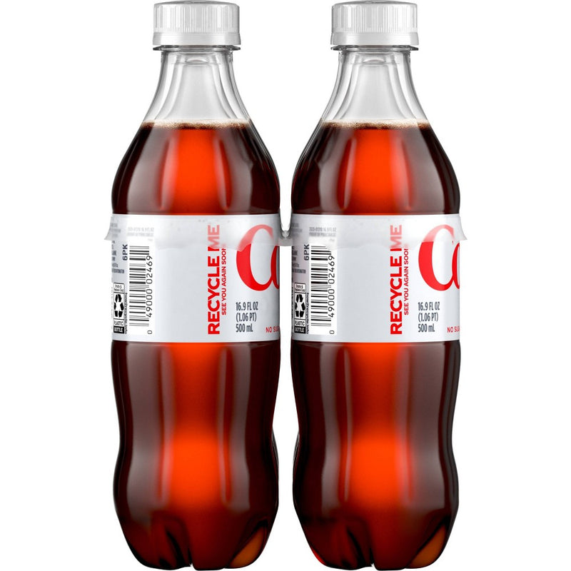 Diet Coke Soda -16.9 fl oz Bottles