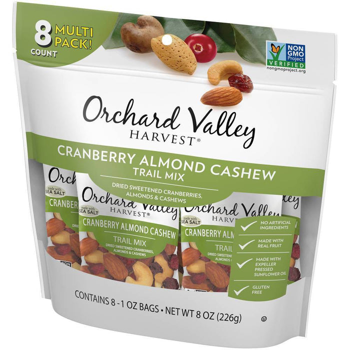 JBSS Orchard Valley Harvest Cranberry Almond Cashew Trail Mix - 8oz