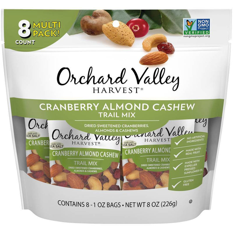JBSS Orchard Valley Harvest Cranberry Almond Cashew Trail Mix - 8oz