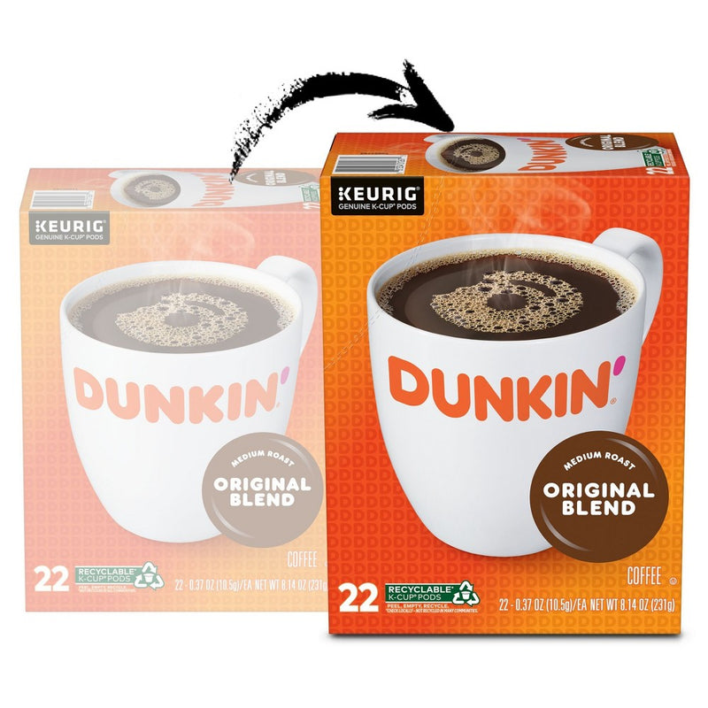 Dunkin' Original Blend, Medium Roast, Keurig K-Cup Pods - 22ct