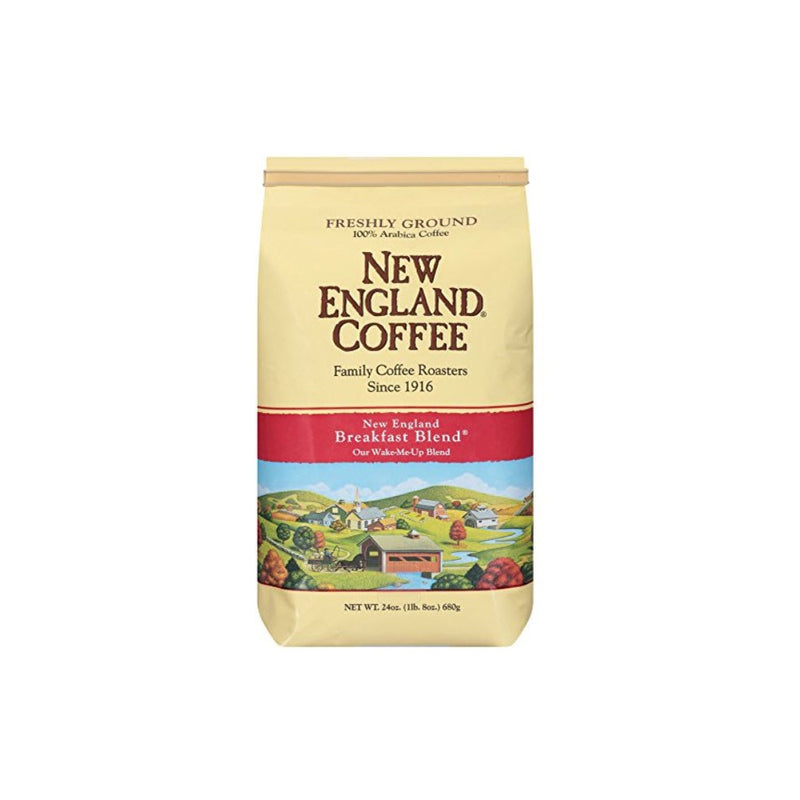 New England Coffee Breakfast Blend Medium Roast Ground Coffee - 24oz