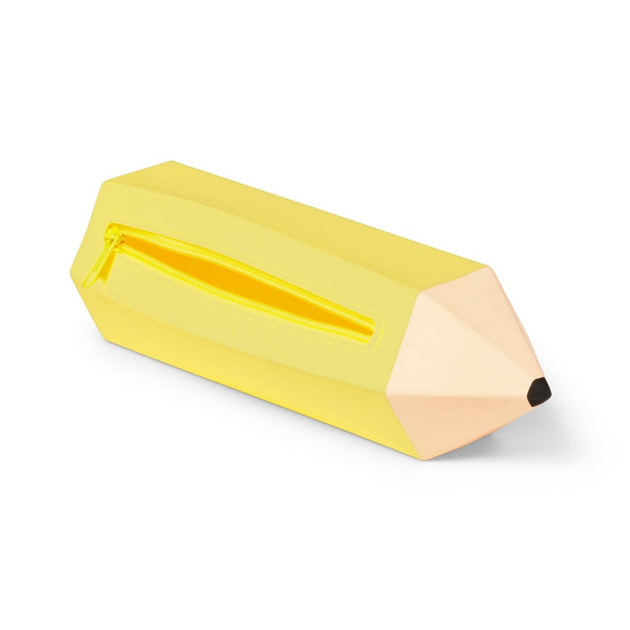 Pencil Shaped Pencil Pouch Yellow - up&up