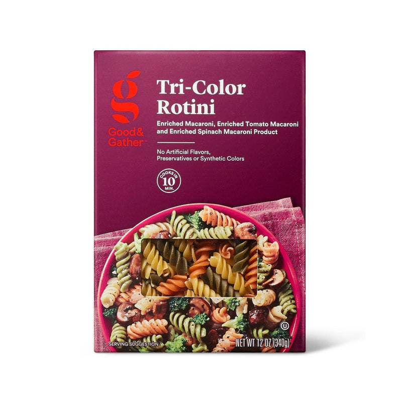 Tri-color Rotini - 12oz - Good & Gather