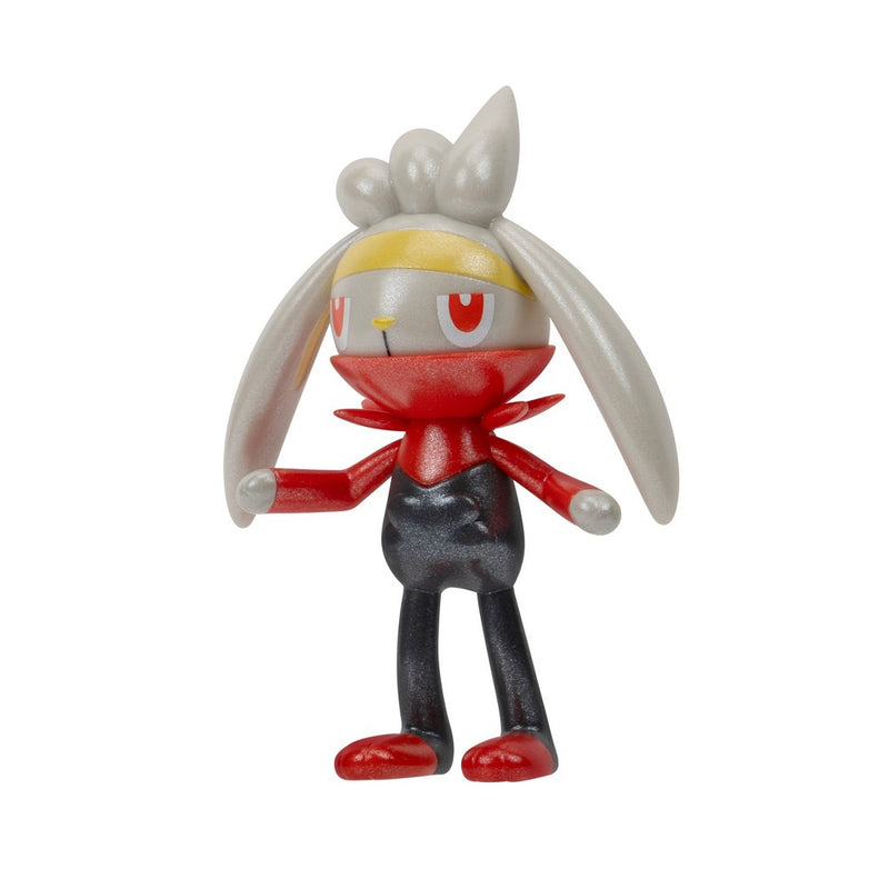 Pokemon Scorbunny, Raboot, and Cinderace Select Evolution Action Figure Set