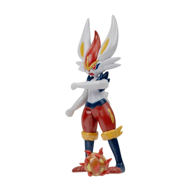 Pokemon Scorbunny, Raboot, and Cinderace Select Evolution Action Figure Set