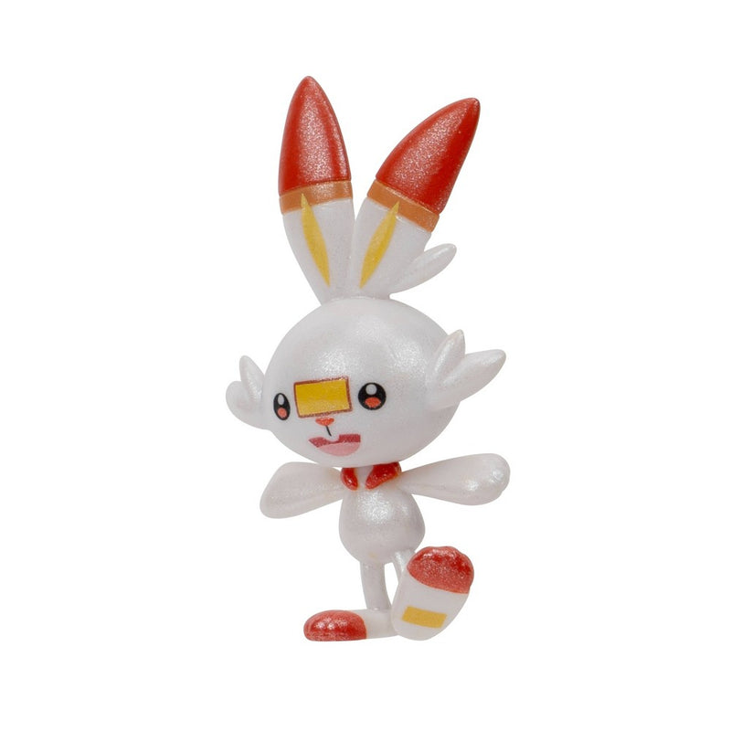 Pokemon Scorbunny, Raboot, and Cinderace Select Evolution Action Figure Set