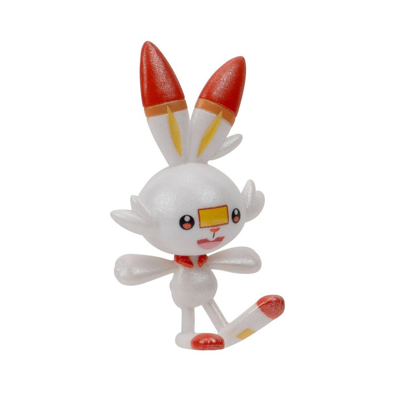 Pokemon Scorbunny, Raboot, and Cinderace Select Evolution Action Figure Set