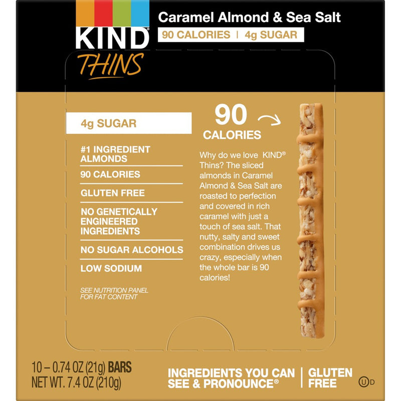 Kind Thins Caramel Almond - 7.4oz/10ct
