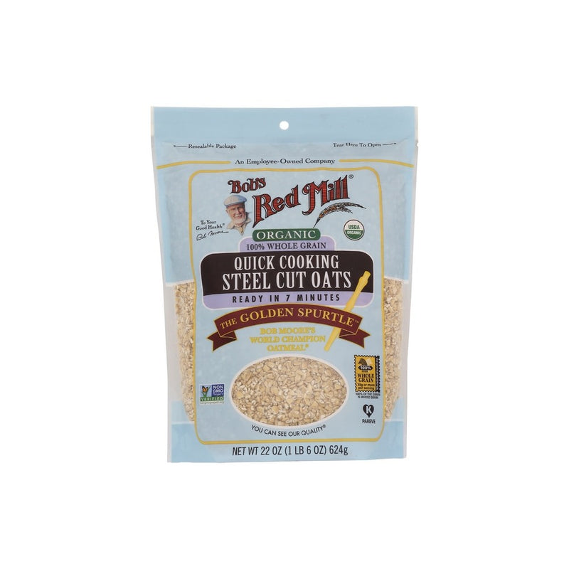 Bob's Red Mill Organic Quick Cooking Steel Cut Oats