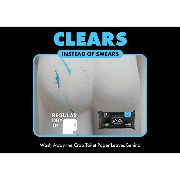 Dude Wipes Fragrance Free Flushable Wipes - 8pk/48ct
