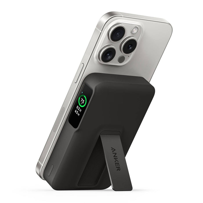 Anker MagGo 10000mAh Black Power Bank with LED Screen