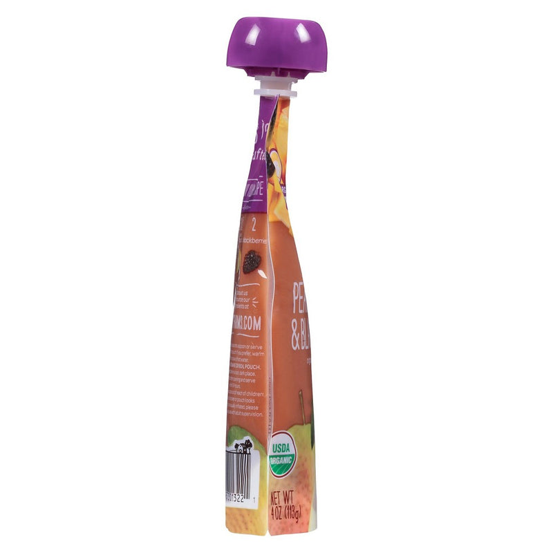 HappyBaby Clearly Crafted Pears Squash & Blackberries Baby Food - 4oz