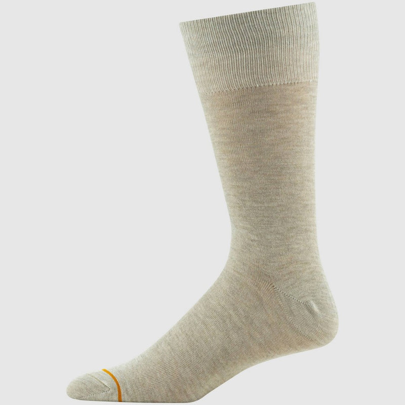 Goldtoe Signature Collection Men's Comfort Top Flat Knit Crew Socks 5pk - Khaki/Blue 6-12.5