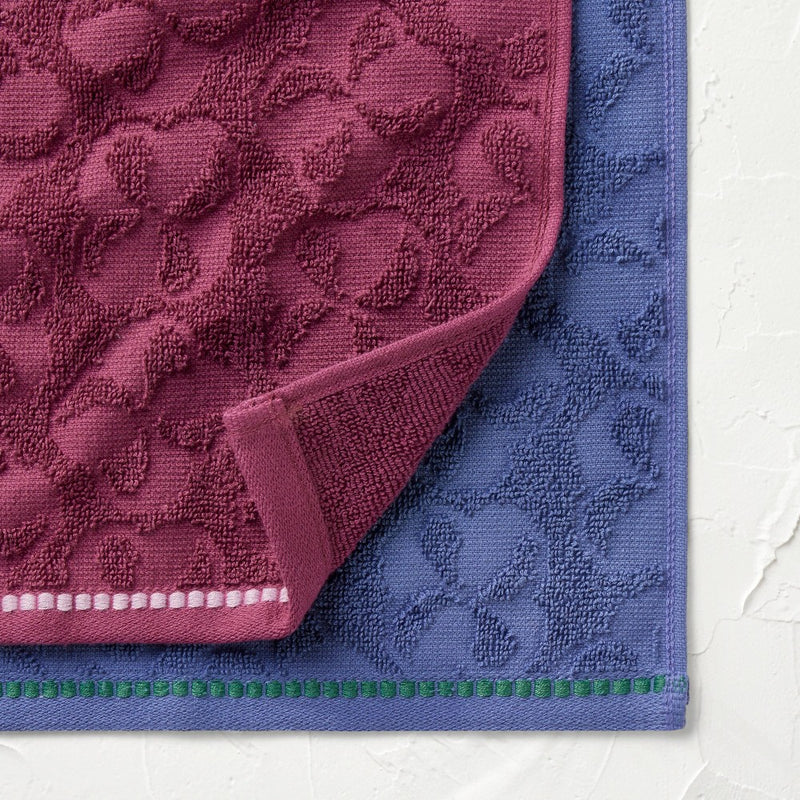 5pc Assorted Washcloth Set - Opalhouse Designed with Jungalow: Cotton Terry, Midweight, OEKO-TEX Certified