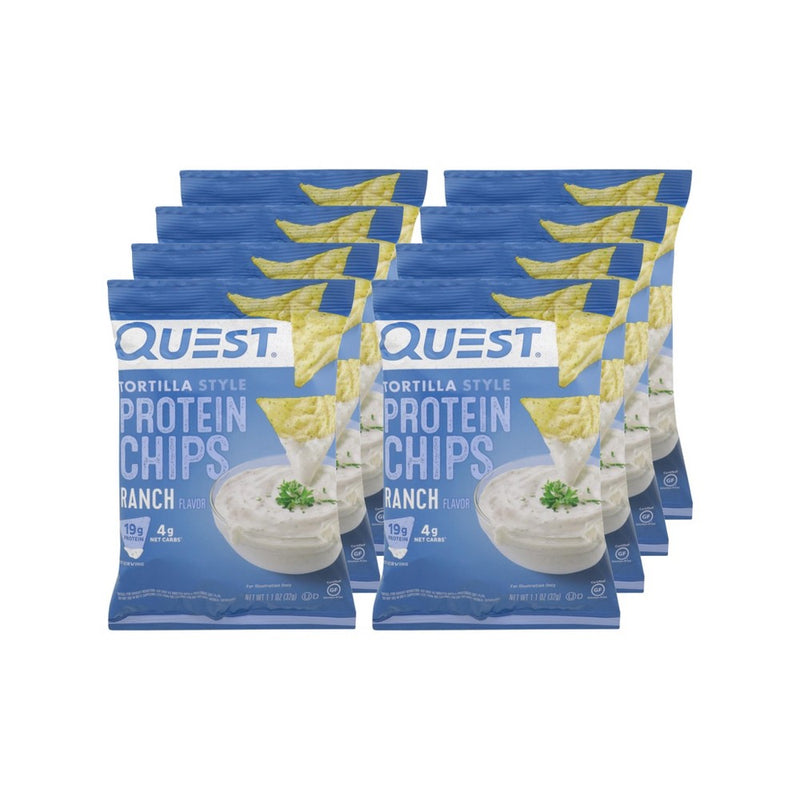 Quest Ranch Tortilla Style Protein Chips - Case of 8/1.1 oz