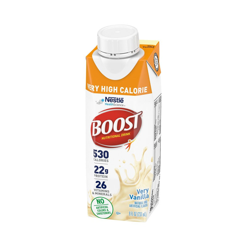 Nestle Boost Very High Calorie Complete Nutritional Drink Very Vanilla 8 oz Reclosable Carton 24 Ct (LOCAL PICKUP ONLY)