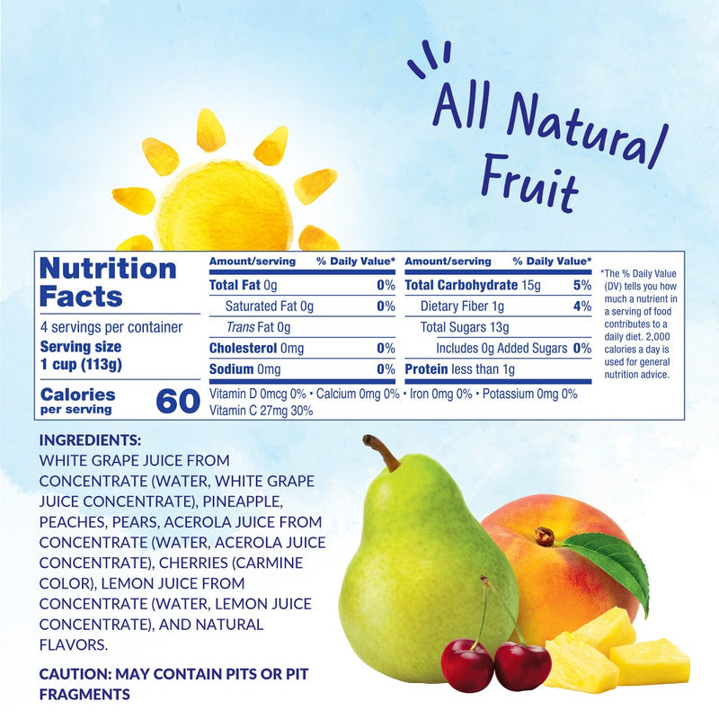 Dole Cherry Mixed Fruit in Juice - 16oz/4ct