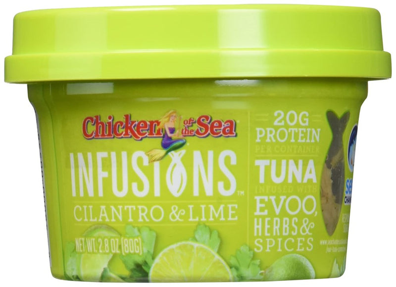 Chicken Of The Sea Infusions Tuna, Cilantro & Lime, 2.8 Oz Cup