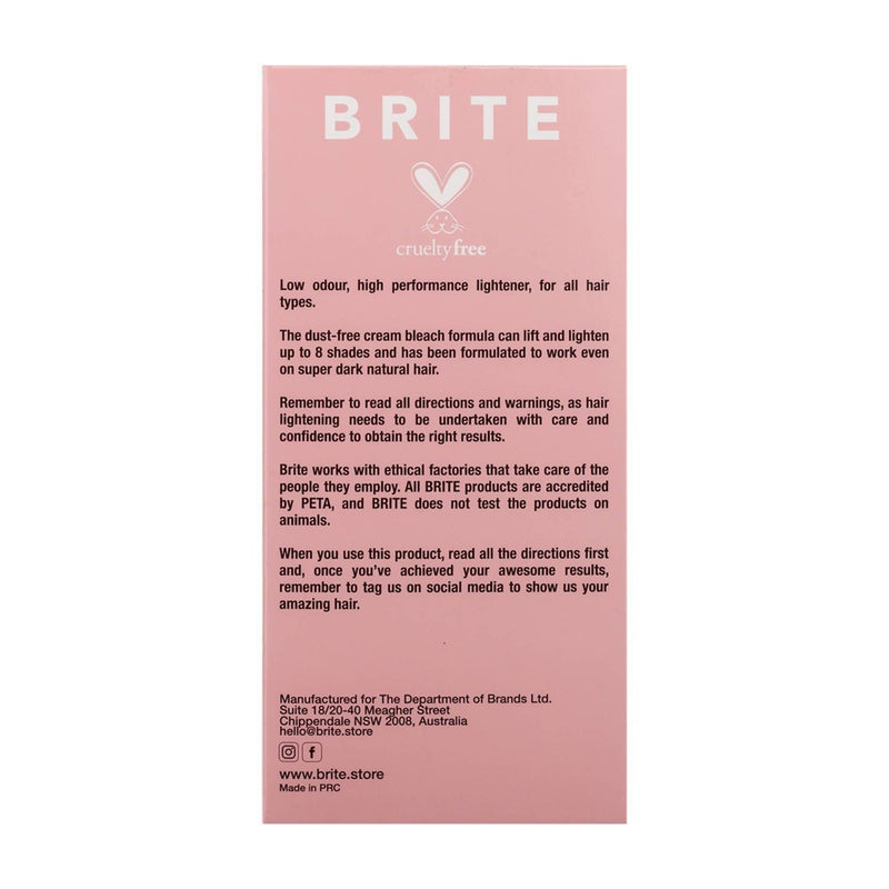 BRITE Vegan Bleach Kit - 6.08 fl oz