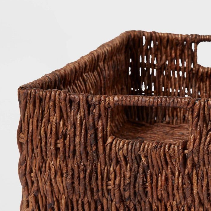 Woven Banana Bark Folio Bin - Brightroom