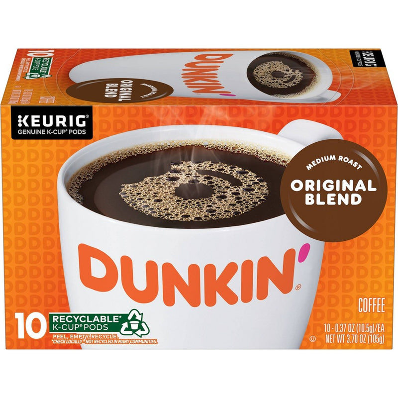 Dunkin' Original Blend Medium Roast Coffee - Keurig K-Cup Pods - 10ct