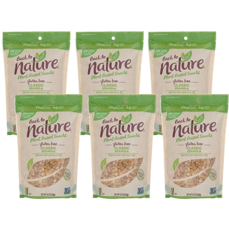 Back To Nature Gluten Free Classic Granola - Case of 6/12.5 oz