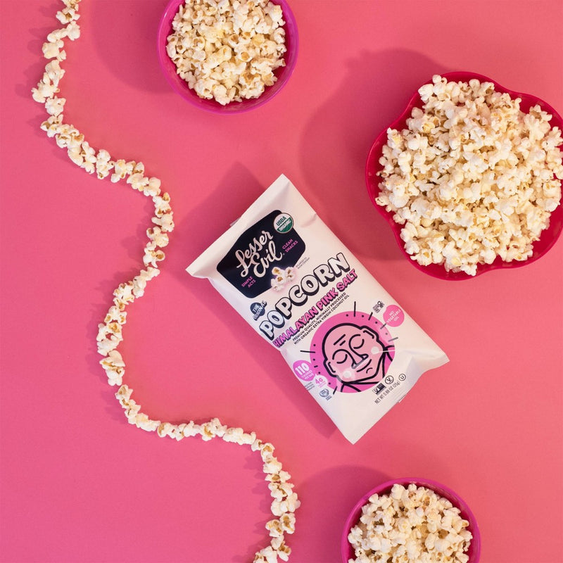 Lesserevil Popcorn - Himalayan Pink Single Serve - .88oz