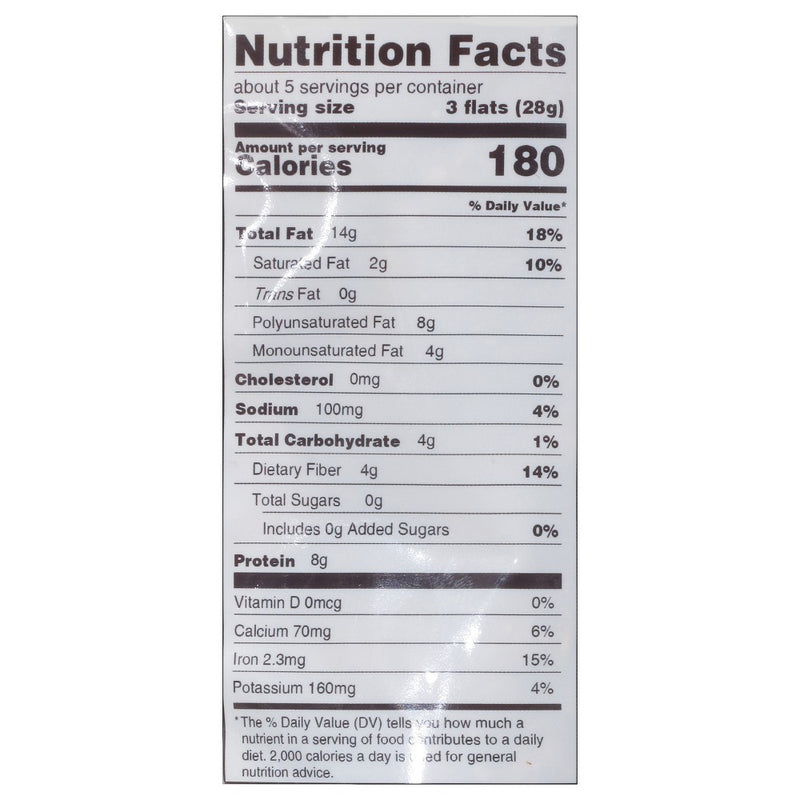 Ella's Flats Sesame All Seed Savory Crisps - Case of 6/4.8 oz