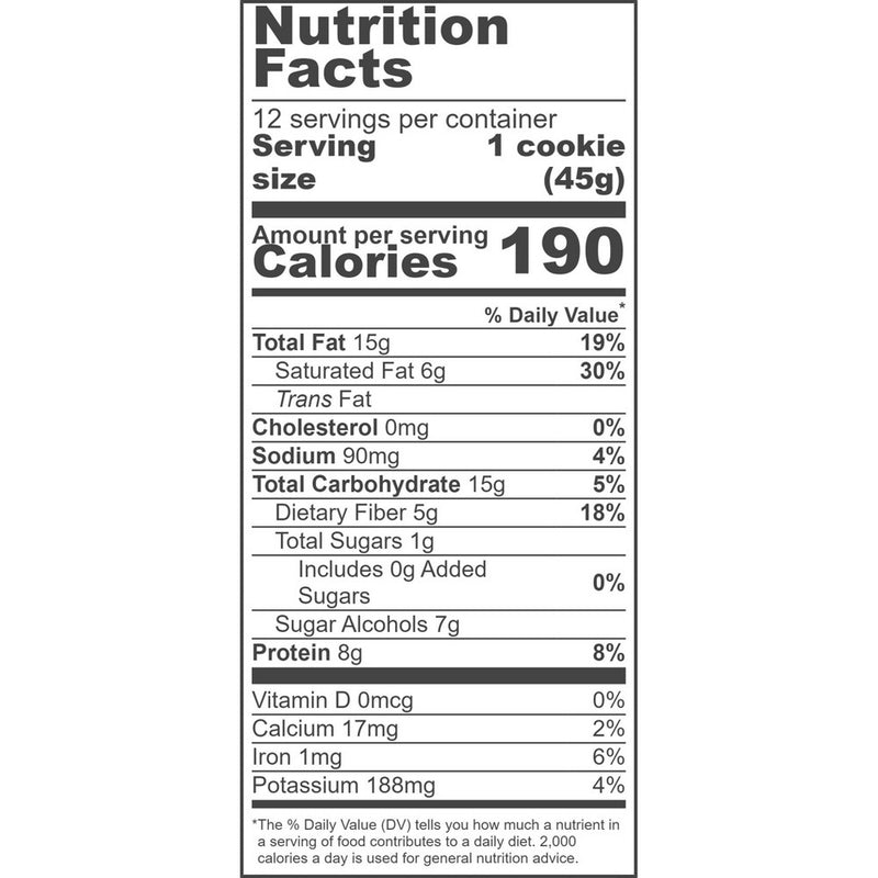 Lenny & Larry's Peanut Butter Keto Cookie - 12 bars, 1.6 oz