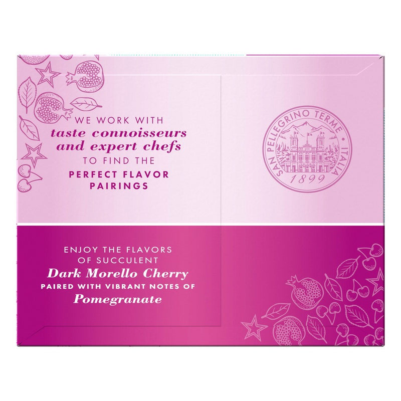 S.Pellegrino Essenza Dark Morello Cherry & Pomegranate Flavored Mineral Water - 8pk/11.15 fl oz Cans