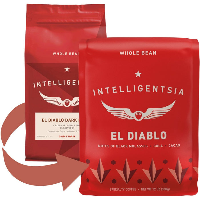 Intelligentsia Direct Trade El Diablo Dark Roast Whole Bean Coffee -12oz