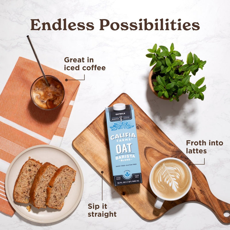 Califia Farms Oat Barista Blend Oat Milk - 1qt