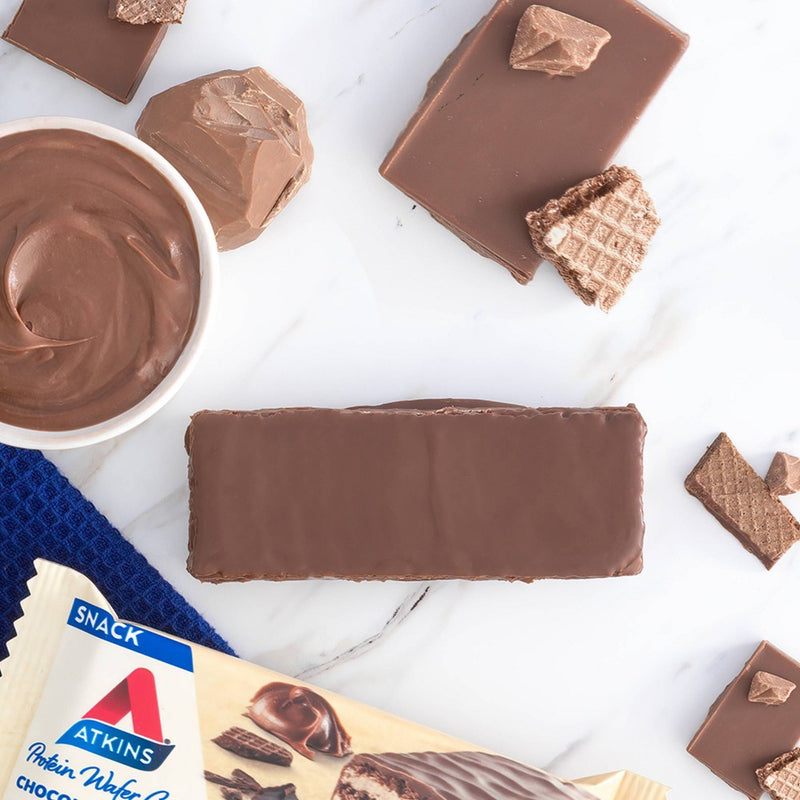 Atkins Protein Wafer Crisp Snack Bar - Chocolate Creme - 5pk