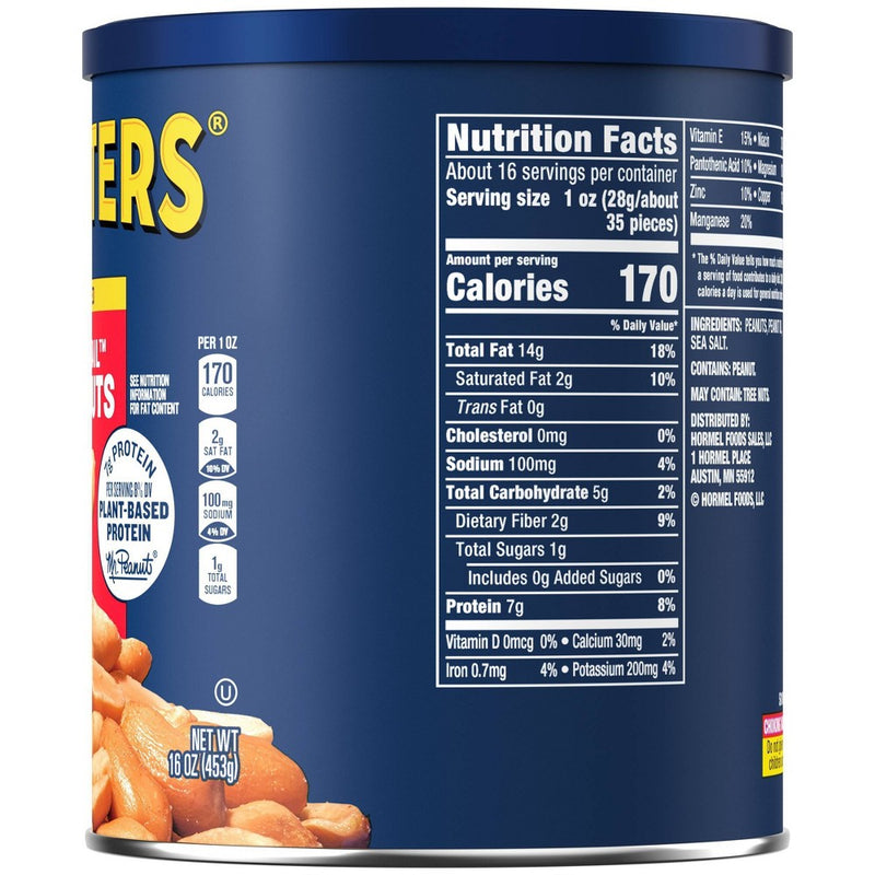 Planters Heart Healthy Cocktail Peanuts - 16oz