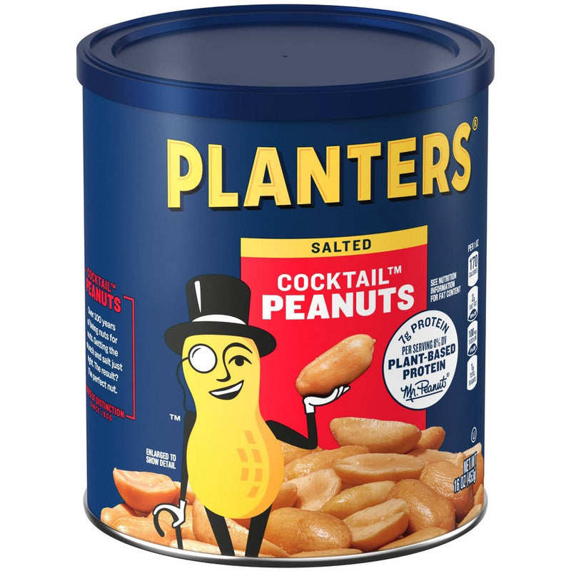 Planters Heart Healthy Cocktail Peanuts - 16oz