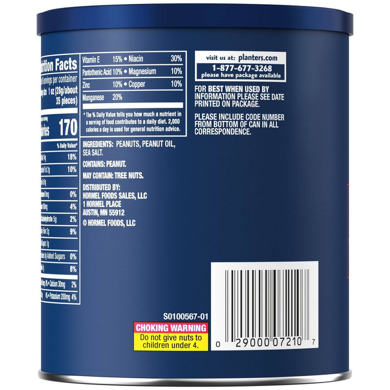 Planters Heart Healthy Cocktail Peanuts - 16oz