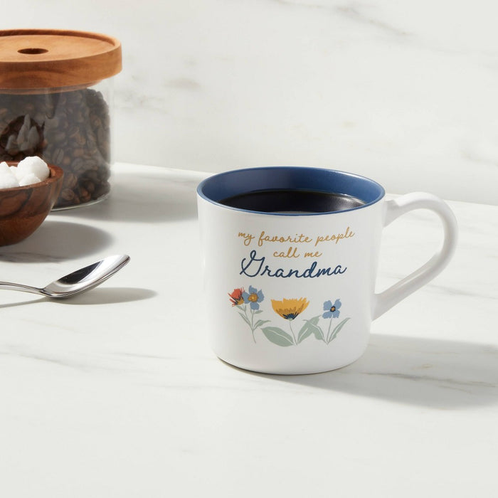 15oz Stoneware My Favorite People Call Me Grandma Mug - Threshold