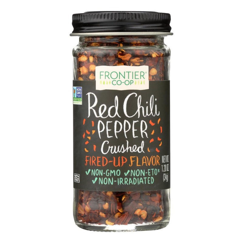 Frontier Co-Op Red Chili Peppers Crushed - 1.2 oz