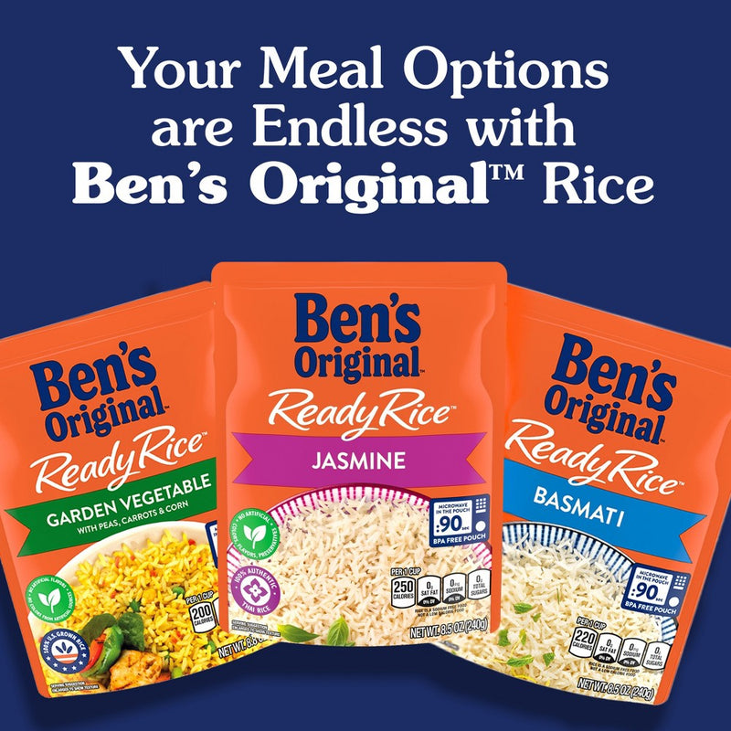 Ben's Original Ready Rice Jasmine Rice Microwavable Pouch - 8.5oz